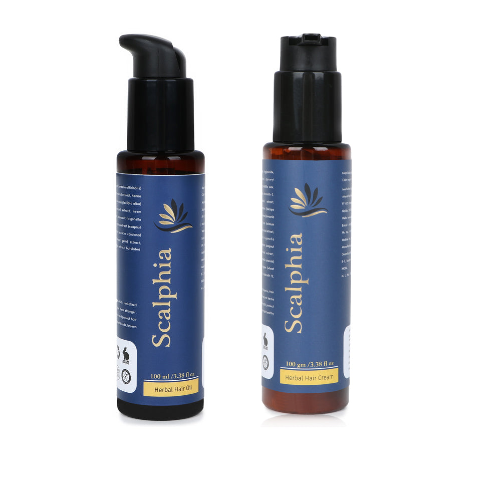 Scalpia Hair oil + Hair cream